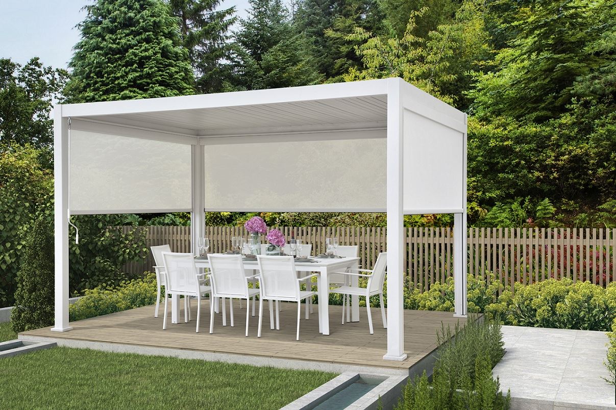 Sunshade function of awning Sunshade function of awning